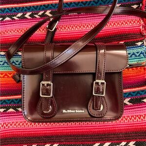 Dr. Martens Dark Burgundy Crossbody Bag vegan leather